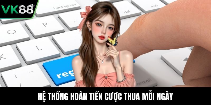 Hệ thống hoàn tiền cược thua mỗi ngày